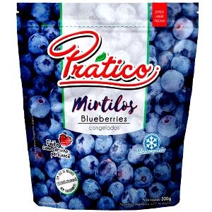 Quantas calorias em 1 Oz Mirtilos Congelados?