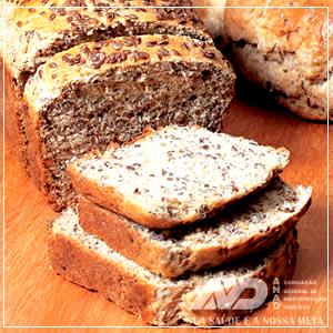 Quantas calorias em 1 Oz Pão de Farelo de Trigo?