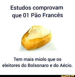 Quantas calorias em 1 Oz Pão Francês sem Miolo?