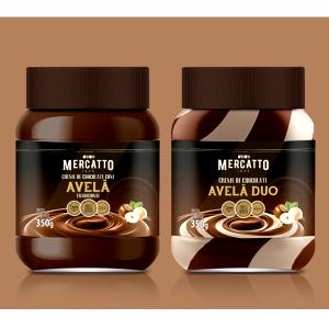 Quantas calorias em 1 Oz Patê de Avelã com Sabor de Chocolate?