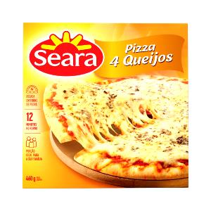 Quantas calorias em 1 Oz Pizza de Queijo?