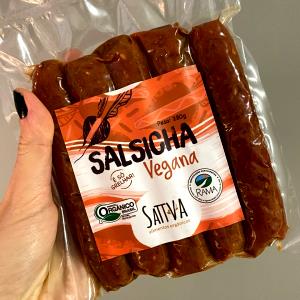 Quantas calorias em 1 Oz Salsicha Vegetariana?