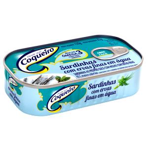 Quantas calorias em 1 Oz Sardinhas em Água?