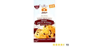 Quantas calorias em 1 Oz Scone com Frutas?