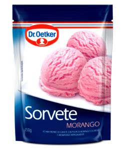 Quantas calorias em 1 Oz Sorvetes de Morango?