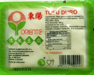 Quantas calorias em 1 Oz Tofu Extra Duro?