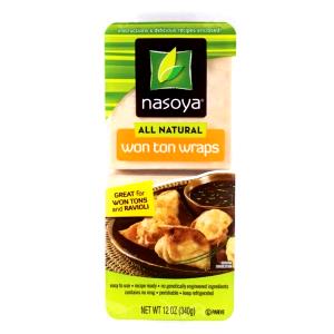 Quantas calorias em 1 Oz Wrappers Wonton (inclui Wrappers de Rolinho de Ovo)?