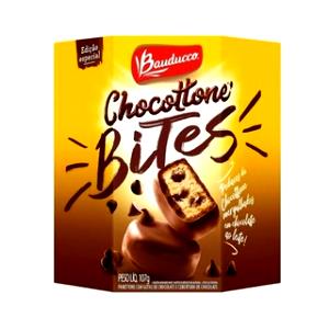 Quantas calorias em 1 pacote (107 g) Chocotone Bites?