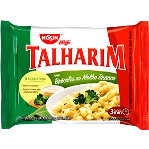 Quantas calorias em 1 pacote (109 g) Talharim Brócolis Ao Molho Branco?