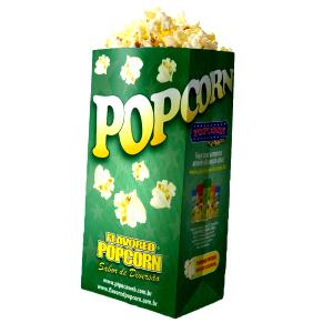 Quantas calorias em 1 pacote (15 g) Popcorn?