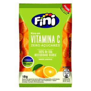 Quantas calorias em 1 pacote (18 g) Vitamina C?