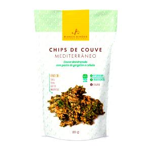 Quantas calorias em 1 pacote (20 g) Chips de Couve Mediterrâneo?