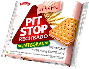 Quantas calorias em 1 pacote (20 g) Pit Stop Integral Peito de Peru?