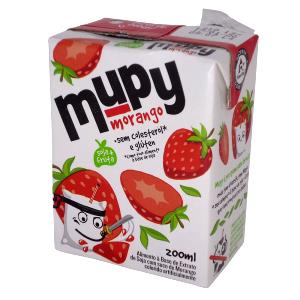Quantas calorias em 1 pacote (200 ml) Mupy Morango?