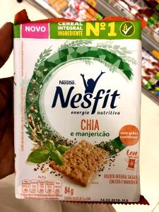 Quantas calorias em 1 pacote (21 g) Nesfit Chia e Manjericão?