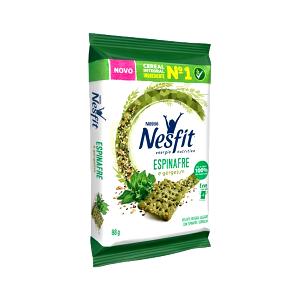 Quantas calorias em 1 pacote (22 g) Nesfit Espinafre e Gergelim?