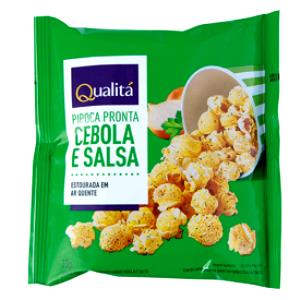 Quantas calorias em 1 pacote (23 g) Pipoca Pronta Cebola e Salsa?