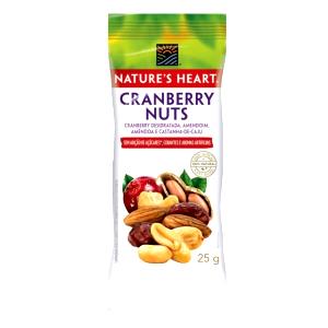 Quantas calorias em 1 pacote (25 g) Cranberry Nuts?