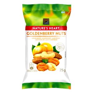 Quantas calorias em 1 pacote (25 g) Goldenberry Nuts?