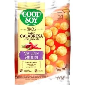 Quantas calorias em 1 pacote (25 g) Snack de Soja Pizza?