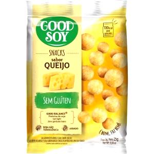 Quantas calorias em 1 pacote (25 g) Snack de Soja Queijo?