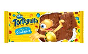 Quantas calorias em 1 pacote (25 g) Tortuguita Confeitos?