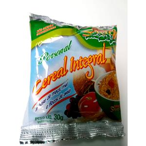 Quantas calorias em 1 pacote (30 g) Cereal Integral à Base de Aveia?