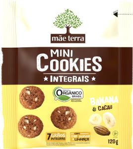 Quantas calorias em 1 pacote (30 g) Cookies Integrais Banana e Cacau?