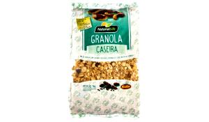 Quantas calorias em 1 pacote (30 g) Granola Caseira?