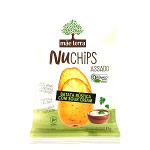 Quantas calorias em 1 pacote (32 g) Chips de Batata Orgânico Assado?