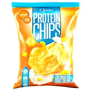 Quantas calorias em 1 pacote (32 g) Quest Protein Chips?