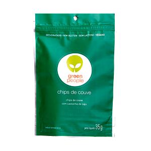 Quantas calorias em 1 pacote (35 g) Chips de Couve?