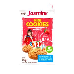 Quantas calorias em 1 pacote (35 g) Mini Cookies Morango?