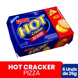 Quantas calorias em 1 pacote (4 unidades) (23 g) Hot Cracker Pizza?