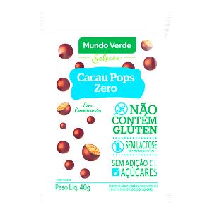 Quantas calorias em 1 pacote (40 g) Cacau Pops Zero?