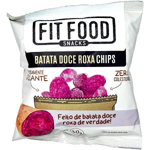 Quantas calorias em 1 pacote (40 g) Chips de Batata Doce Roxa?