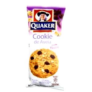 Quantas calorias em 1 pacote (40 g) Cookie de Aveia com Passas (40g)?
