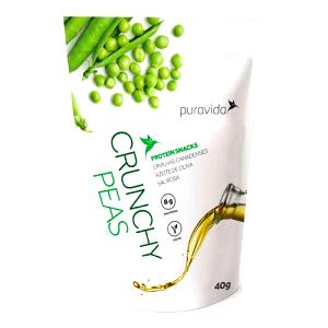 Quantas calorias em 1 pacote (40 g) Crunchy Peas?