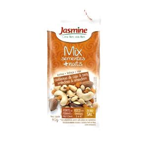 Quantas calorias em 1 pacote (40 g) Mix Sementes e Nuts?