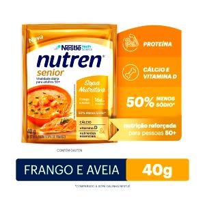 Quantas calorias em 1 pacote (40 g) Nutren Senior Sopa Nutritiva?