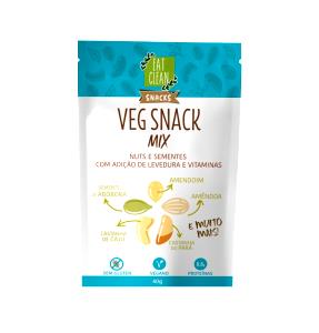 Quantas calorias em 1 pacote (40 g) Veg Snack Mix?