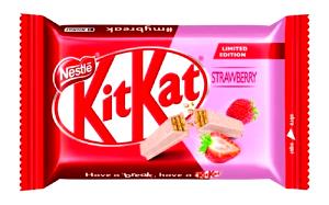 Quantas calorias em 1 pacote (41,5 g) Kitkat Strawberry?
