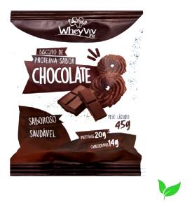 Quantas calorias em 1 pacote (45 g) Biscoito Fit Chocolate?