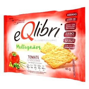 Quantas calorias em 1 pacote (45 g) Multigraos Tomate e Cebolinha?
