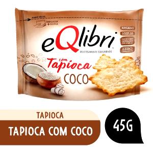 Quantas calorias em 1 pacote (45 g) Tapioca e Coco?