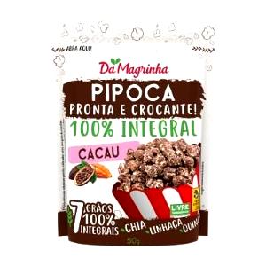 Quantas calorias em 1 pacote (50 g) Pipoca 100% Integral Cacau?