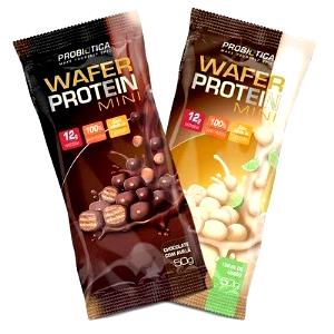 Quantas calorias em 1 pacote (50 g) Wafer Protein Mini?