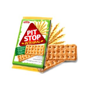 Quantas calorias em 1 pacote (6 crackers) (27 g) Pitstop?