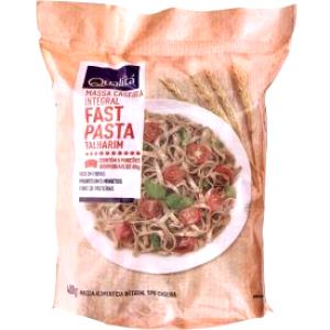 Quantas calorias em 1 pacote (80 g) Massa Caseira Integral Fast Pasta Talharim?