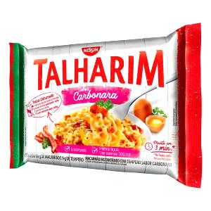 Quantas calorias em 1 pacote (90 g) Talharim Carbonara?